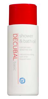 Decubal shower & bath oil  200 ml (Udløb: 03/2023)